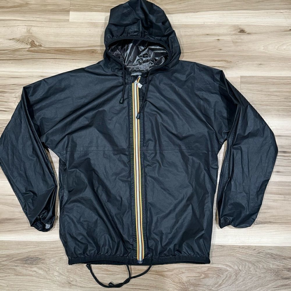 Abercrombie and Fitch K Way Black Windbreaker Jacket Men’s Medium